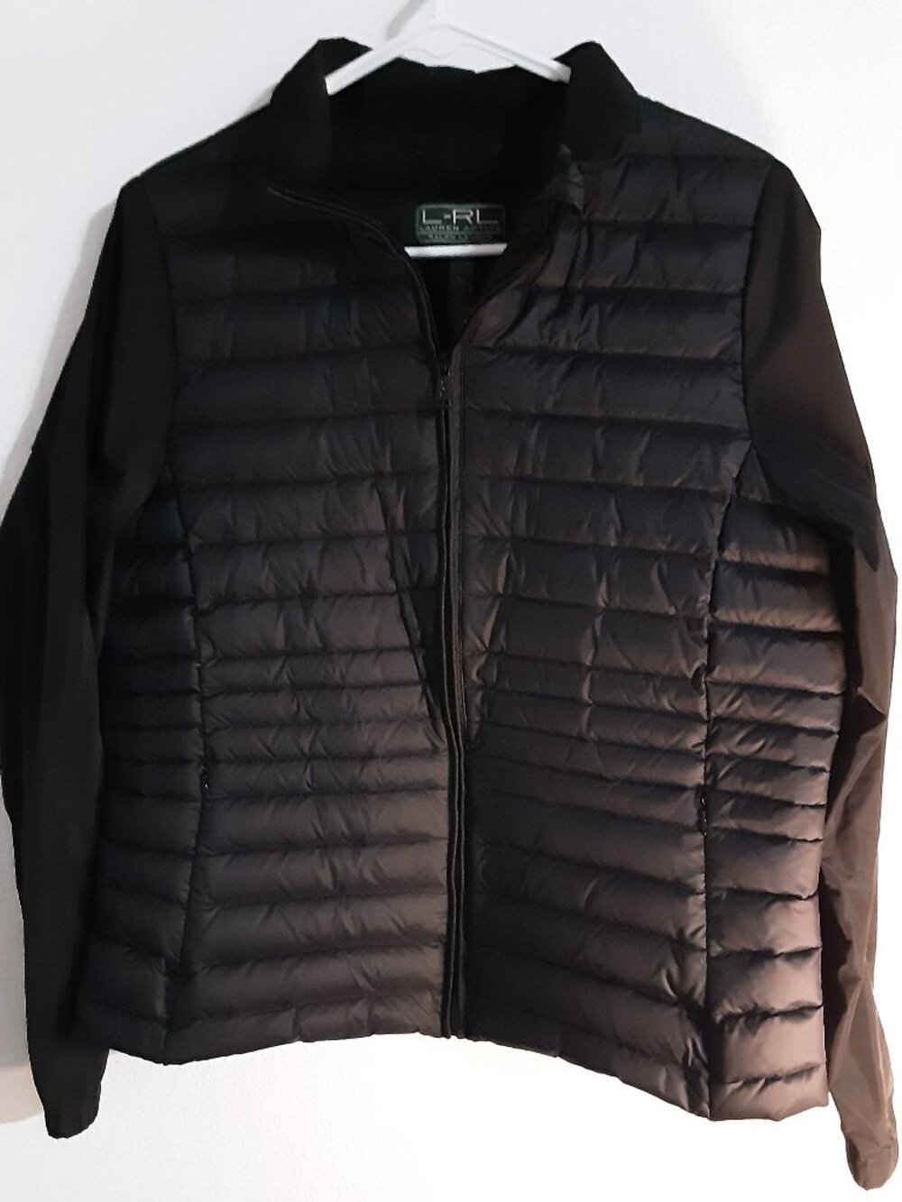 Lauren Ralph Lauren Active Black Down Puffer Jacket Womens L